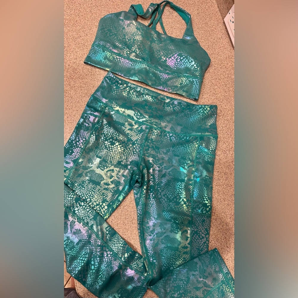 Constant Varied Gear Mermaid Sports Bra and Leggings Set